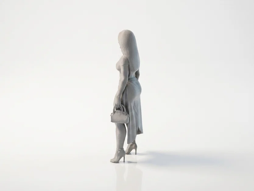 Mô hình tượng nữ diện váy thanh lịch - File in 3D - Image 4