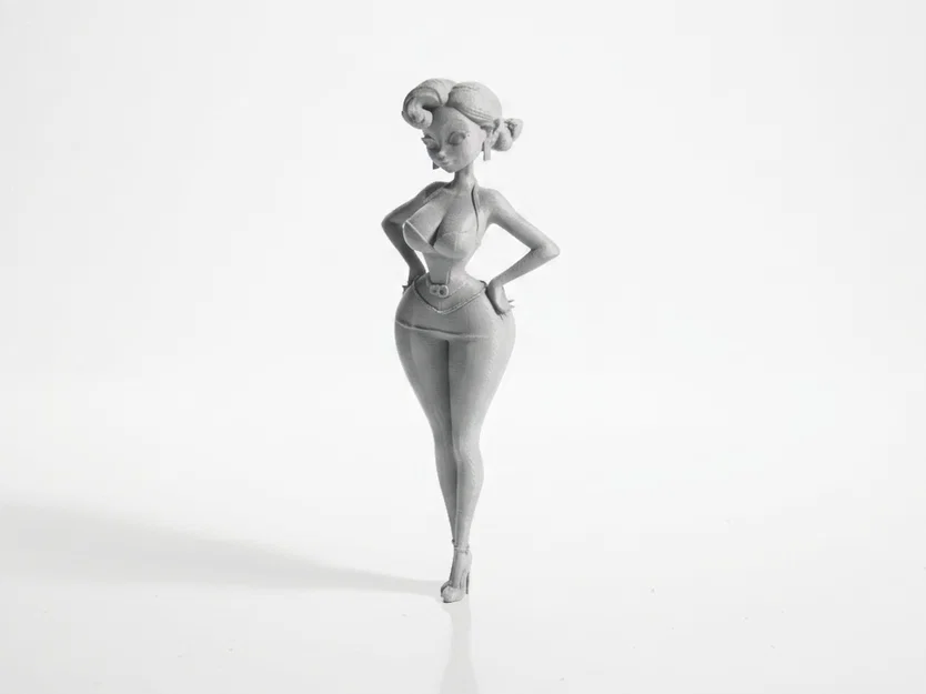 Mô hình tượng nữ Thick Thighs 3D in ấn tượng - Image 1