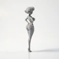 Mô hình tượng nữ Thick Thighs 3D in ấn tượng - Thumbnail 3
