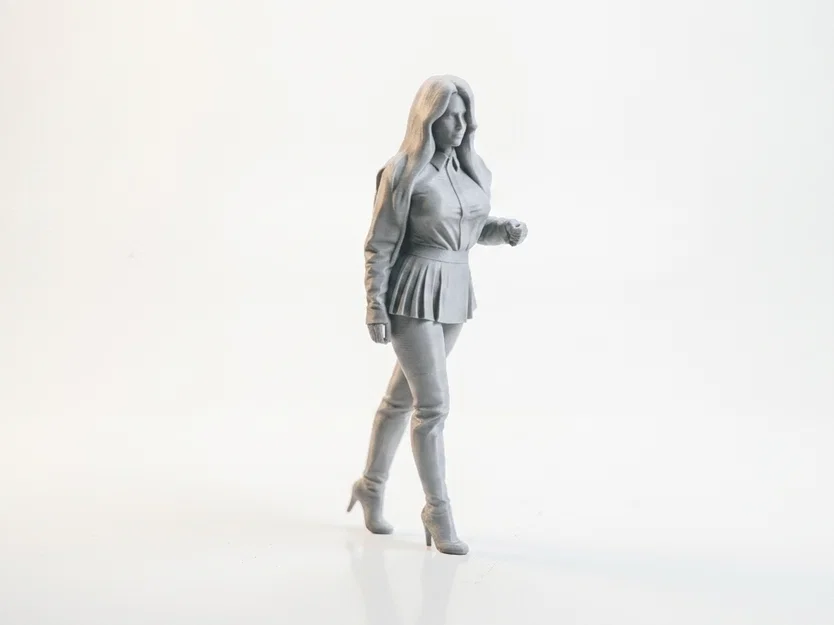 Mô hình 3D tượng nữ nhân vật trùm mũ có thể in 3D - Image 2