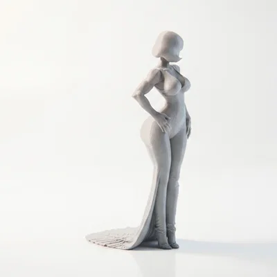 Tượng Nữ Thanh Lịch - Mẫu In 3D Độc Đáo