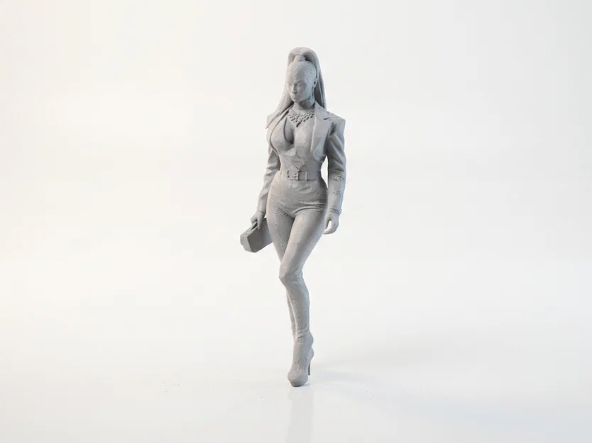Mô hình Figurine Nữ Nhân Trang Phục Hổ In 3D - Image 1