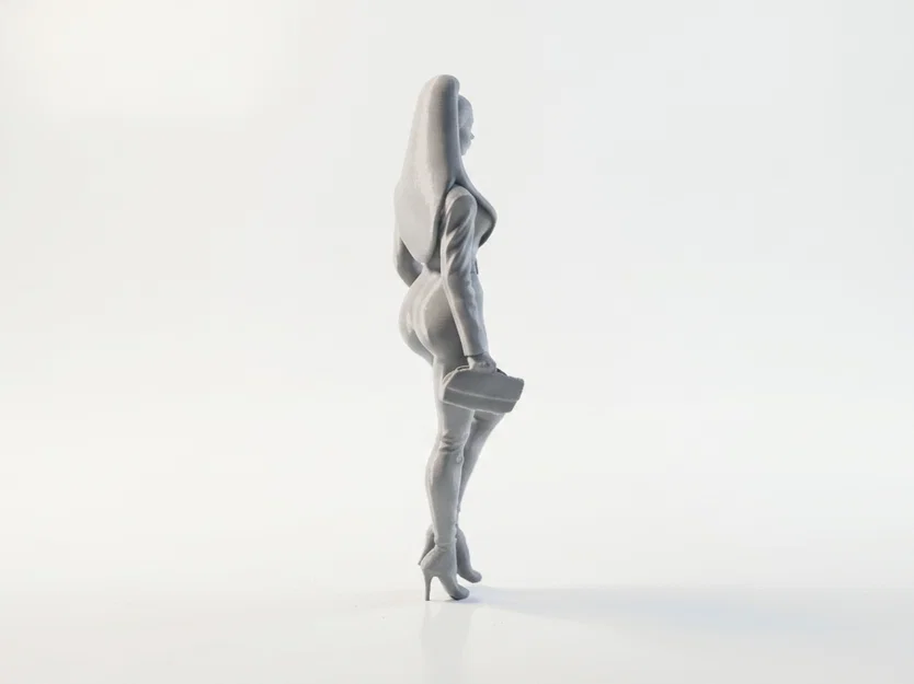 Mô hình Figurine Nữ Nhân Trang Phục Hổ In 3D - Image 3