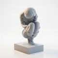 Mô hình 3D điêu khắc trừu tượng Người phụ nữ bị trói - Thumbnail 2
