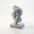 Mô hình 3D điêu khắc trừu tượng Người phụ nữ bị trói - Thumbnail 4