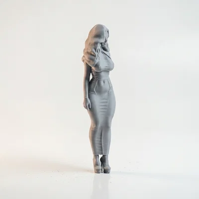 Mô hình tượng nữ thanh lịch - Tệp STL in 3D nghệ thuật