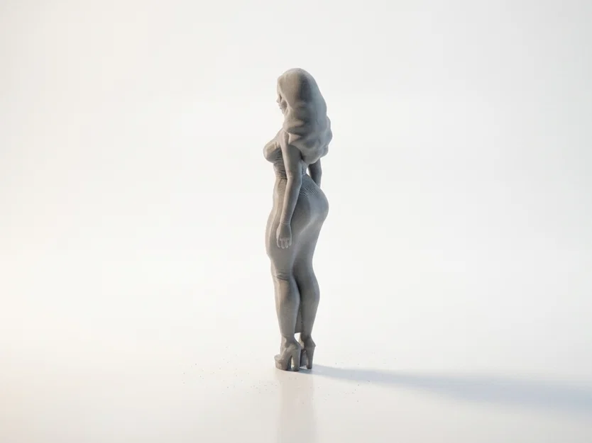 Mô hình tượng nữ thanh lịch - Tệp STL in 3D nghệ thuật - Image 4