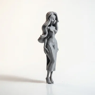 Mô hình tượng nữ giới thanh lịch - File in 3D nghệ thuật