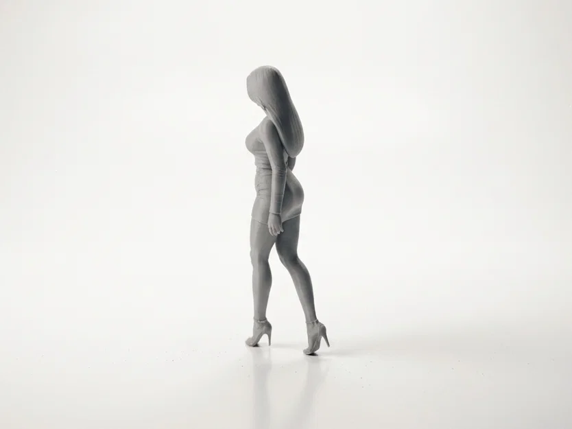 Mô hình Figurine Quý Cô Sang Trọng In 3D (Elegant Lady Fashion Model) - Image 4