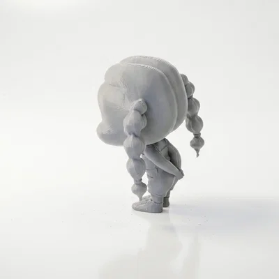 Mô hình 3D cô bé lè lưỡi tinh nghịch (In 3D)
