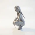 Mô hình tượng nữ bộ tộc ngồi - Tệp in 3D (STL) - Thumbnail 1