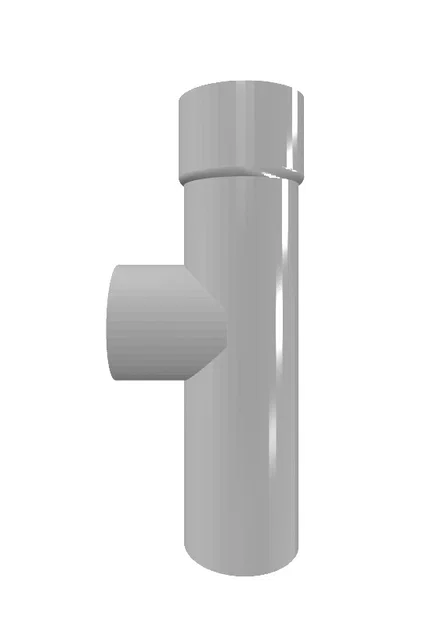 Mẫu khớp nối ống chữ T (Tunnel Tube) in 3D chi tiết - Image 1