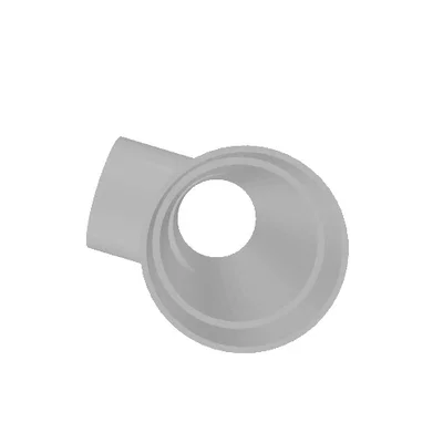 Mẫu khớp nối ống chữ T (Tunnel Tube) in 3D chi tiết