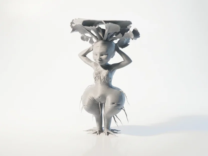 Mô hình nữ nhân vật Fantasy "Turnip Lady" in 3D - Image 1