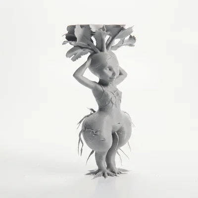 Mô hình nữ nhân vật Fantasy "Turnip Lady" in 3D