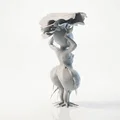 Mô hình nữ nhân vật Fantasy "Turnip Lady" in 3D - Thumbnail 3
