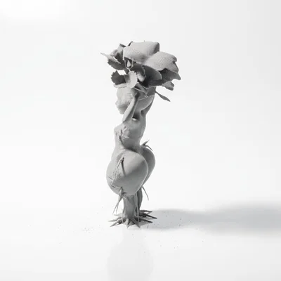Mô hình nữ nhân vật Fantasy "Turnip Lady" in 3D