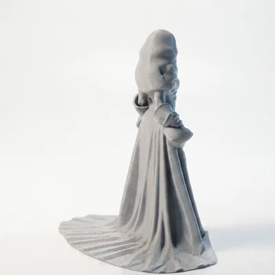 Mô hình tượng nữ nhân mặc đầm hai mảnh in 3D