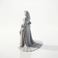 Mô hình tượng nữ nhân mặc đầm hai mảnh in 3D - Thumbnail 4