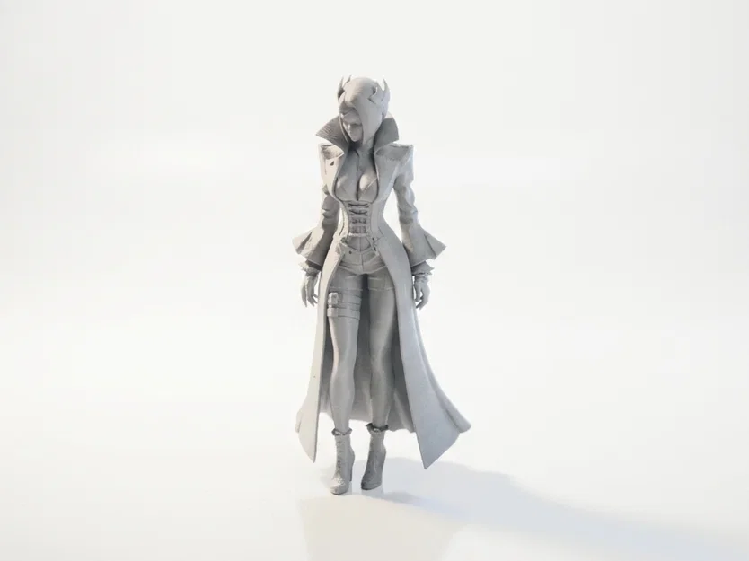 Mô hình tượng Ma cà rồng phong cách Gothic cho in 3D - Image 1