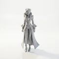 Mô hình tượng Ma cà rồng phong cách Gothic cho in 3D - Thumbnail 1