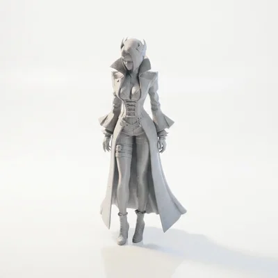 Mô hình tượng Ma cà rồng phong cách Gothic cho in 3D