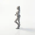 Mô hình tượng nữ vận động viên in 3D đẹp mắt - Thumbnail 4
