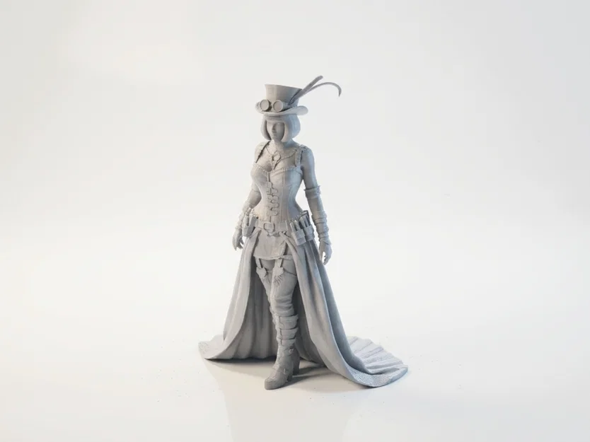Mô hình tượng 3D quý cô thời Victoria in 3D - Image 1