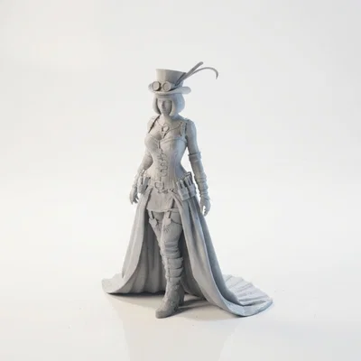 Mô hình tượng 3D quý cô thời Victoria in 3D