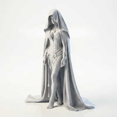 Mô hình 3D tượng Quý cô che mặt (Veiled Lady) in 3D