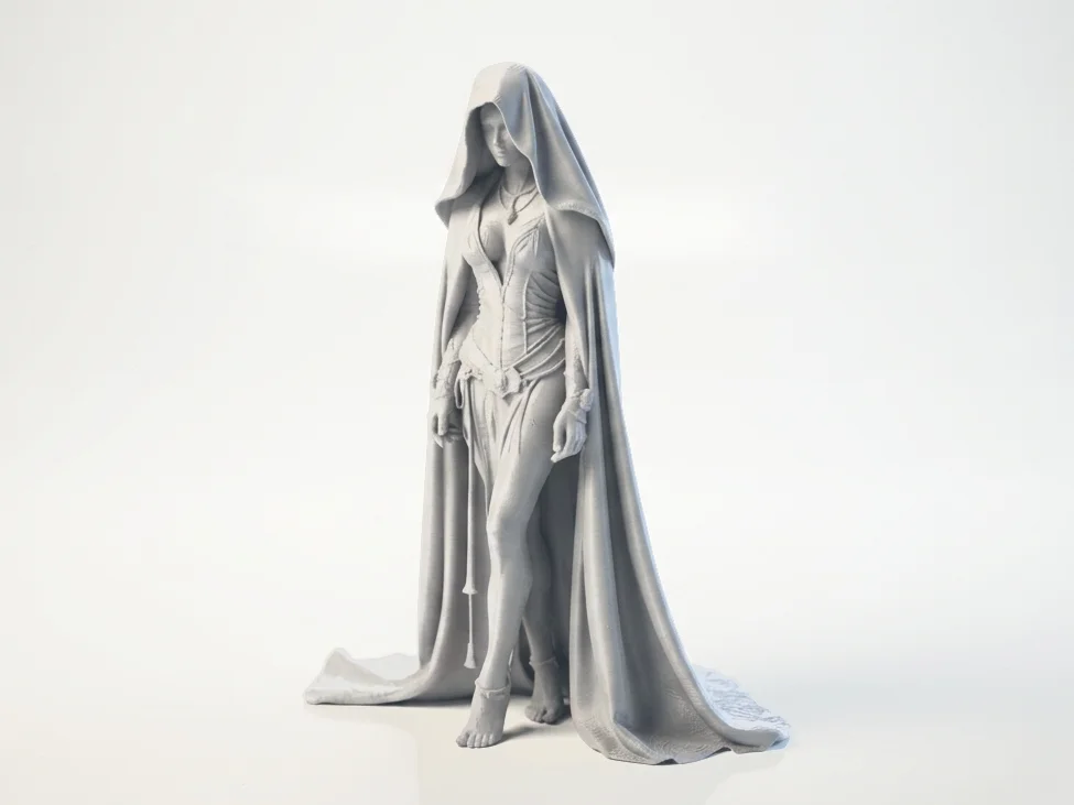 Mô hình 3D tượng Quý cô che mặt (Veiled Lady) in 3D 1