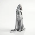 Mô hình 3D tượng Quý cô che mặt (Veiled Lady) in 3D - Thumbnail 2