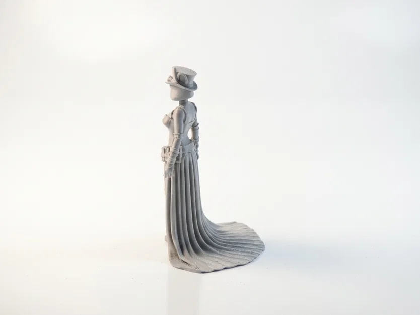Mô hình tượng 3D quý cô thời Victoria in 3D - Image 4