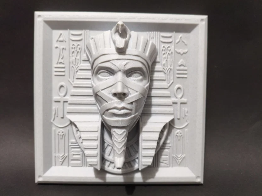 Phù điêu 3D treo tường Pharaoh Ai Cập - Image 2
