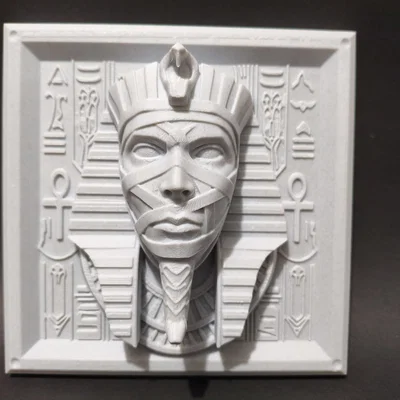 Phù điêu 3D treo tường Pharaoh Ai Cập