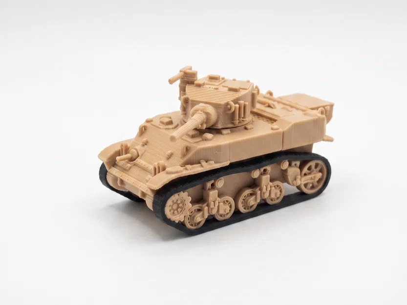 Mô hình xe tăng M5A1 Stuart tỉ lệ 1:72 - Image 1