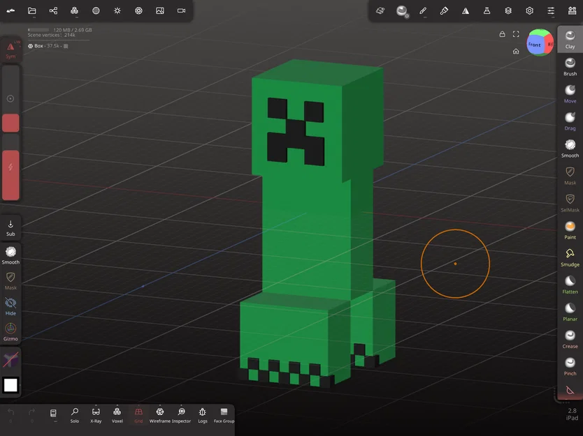 Mô hình Minecraft Creeper in 3D - 2 phiên bản độc đáo cho fan - Image 1