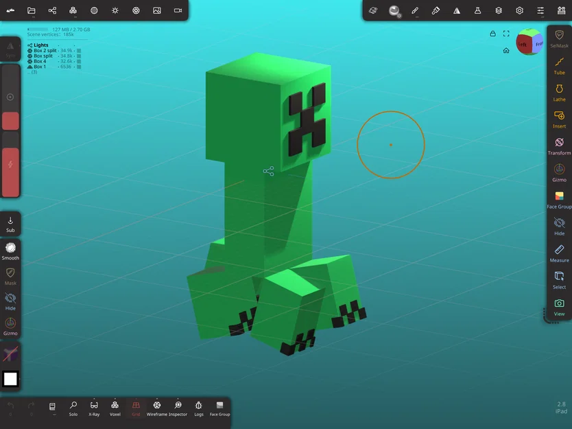 Mô hình Minecraft Creeper in 3D - 2 phiên bản độc đáo cho fan - Image 2