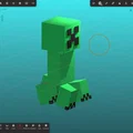Mô hình Minecraft Creeper in 3D - 2 phiên bản độc đáo cho fan - Thumbnail 2