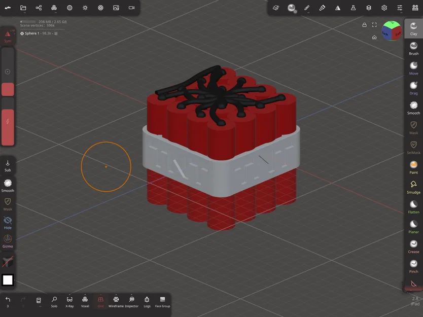 Mô hình khối TNT lấy cảm hứng từ Minecraft - File in 3D - Image 4