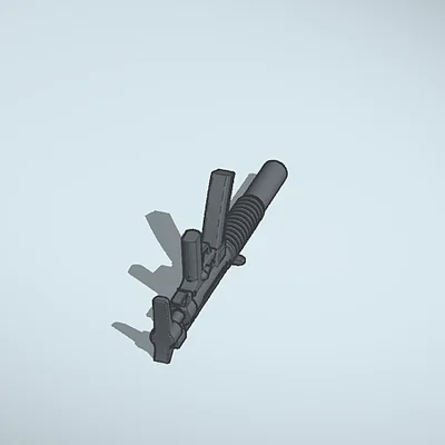 Mô hình phụ kiện súng MP5SD3 nâng cấp dành riêng cho Dummy 13