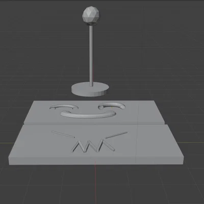Mô hình ăng-ten robot trang trí máy in 3D (Robot Antenna)