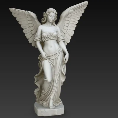 Tượng thiên thần nữ nghệ thuật (Female Angel Statue) - Mẫu in 3D đẹp