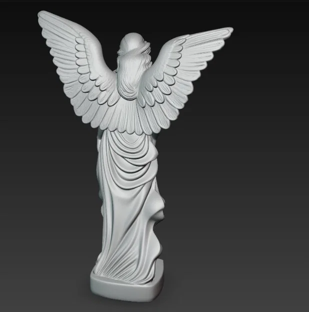 Tượng thiên thần nữ nghệ thuật (Female Angel Statue) - Mẫu in 3D đẹp - Image 3