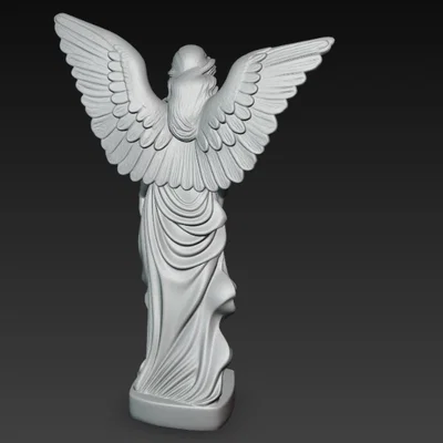 Tượng thiên thần nữ nghệ thuật (Female Angel Statue) - Mẫu in 3D đẹp