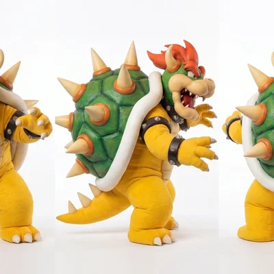 Mô hình 3D Bowser (Super Mario) cực chất cho người hâm mộ