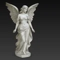 Mô hình tượng nữ thiên thần 3D - Tượng decor nghệ thuật cực đẹp - Thumbnail 2