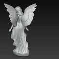 Mô hình tượng nữ thiên thần 3D - Tượng decor nghệ thuật cực đẹp - Thumbnail 3