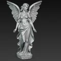 Mô hình tượng nữ thiên thần 3D - Tượng decor nghệ thuật cực đẹp - Thumbnail 5