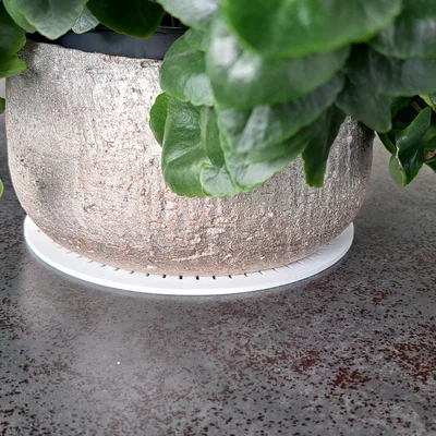 Miếng lót chậu cây in 3D có khe thoát khí bảo vệ nội thất